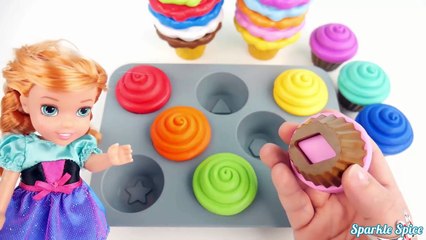 Download Video: Play Doh Ice Cream Cupcakes Surprise Toys Disney Princess Toddlers Snow Marvel Avenger Hulk Eggs Toy ep4