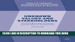 [New] Ebook Unknown Values and Stakeholders: The Pro-Business Outcome and the Role of Competition