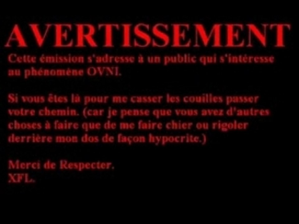 Flash Ovni News 23 Août 2007