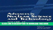 [FREE] EBOOK Advances in Nuclear Science and Technology: Volume 22 (Advances in Nuclear Science