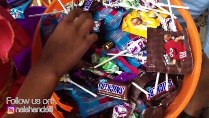 Halloween Trick or Treat Kids Candy Toy Surprise _ Bad Babies In Real life-ecXaSQe6Y-Y