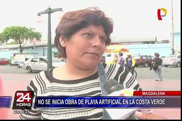 Magdalena: aún no se inician obras de playa artificial en la Costa Verde