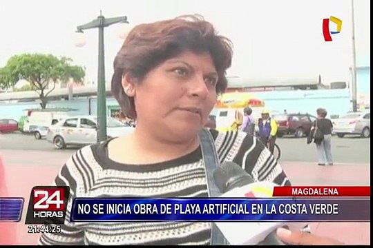 Magdalena: aún no se inician obras de playa artificial en la Costa Verde