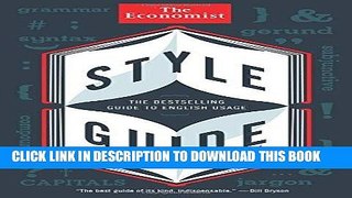 [FREE] EBOOK Style Guide (Economist Books) BEST COLLECTION