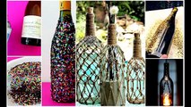 Homemade Diy Glass Bottle Art Pics For Home Decor Ideas |Easy Home Decor Ideas