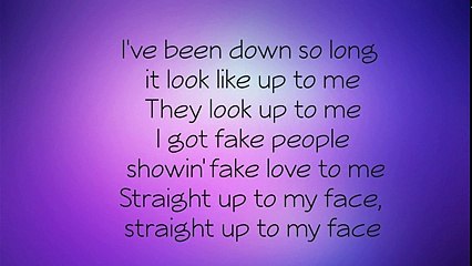 Fake Love - Drake (Lyrics)