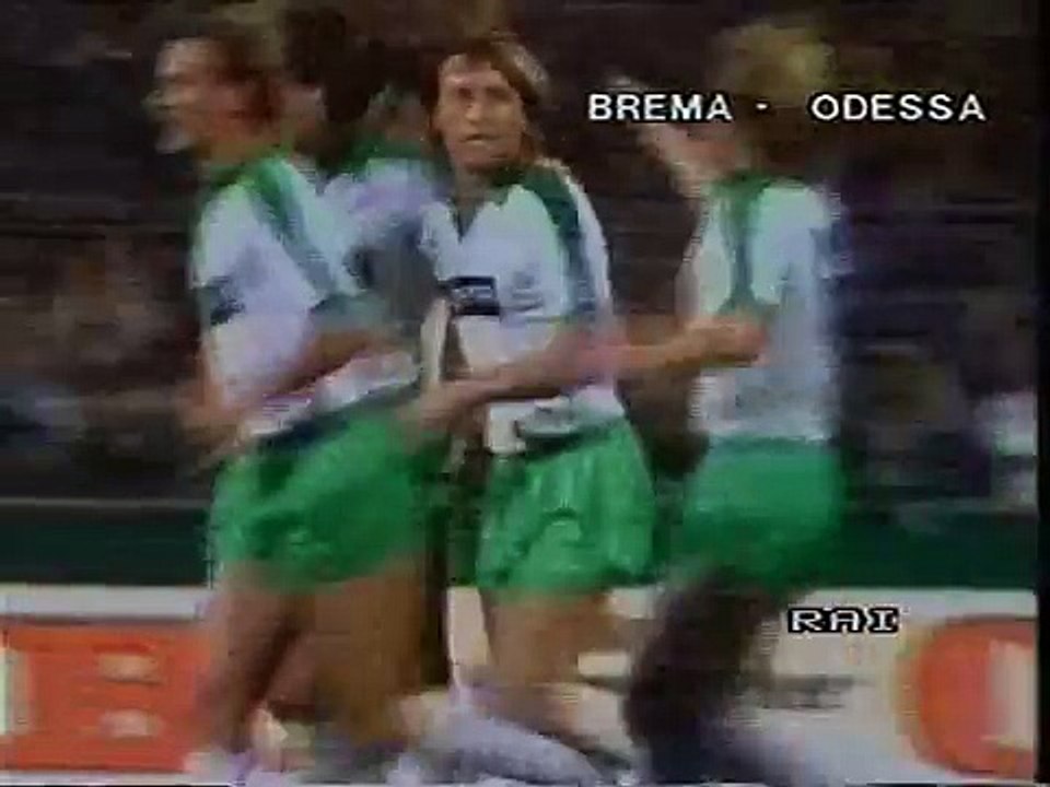 02.10.1985 - 1985-1986 UEFA Cup 1st Round 2nd Leg SV Werder Bremen 3-2 FC Chornomorets Odesa