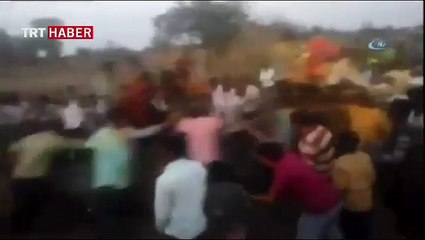 Festivalde korkunç kaza!