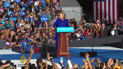 US election 2016: Clinton camp targets swing states