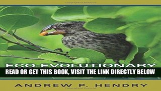 [EBOOK] DOWNLOAD Eco-evolutionary Dynamics GET NOW