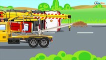Cartoon for children - Tow Truck helps Crane in trouble on the road - Kids Cartoon Episode 17
