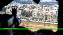 Бои САА против террористов в районе Бенджамин на западе Алеппо
