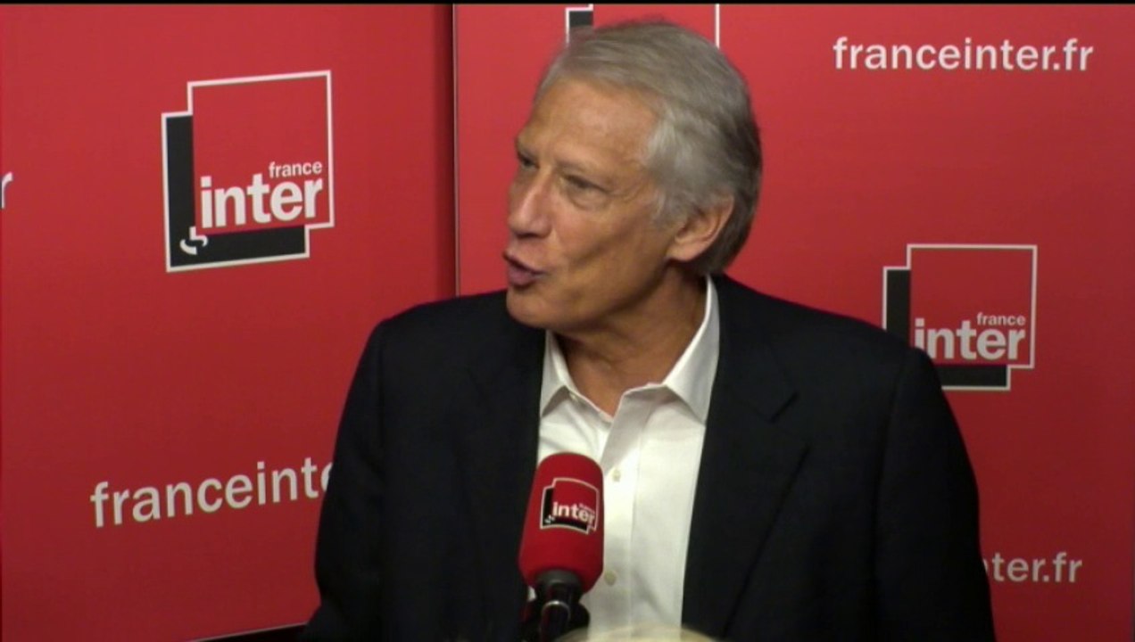 Dominique de Villepin répond aux questions de Patrick Cohen