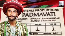 Padmavati: Shoot Starts With Ranveer Singh | Deepika Padukone, Shahid Kapoor