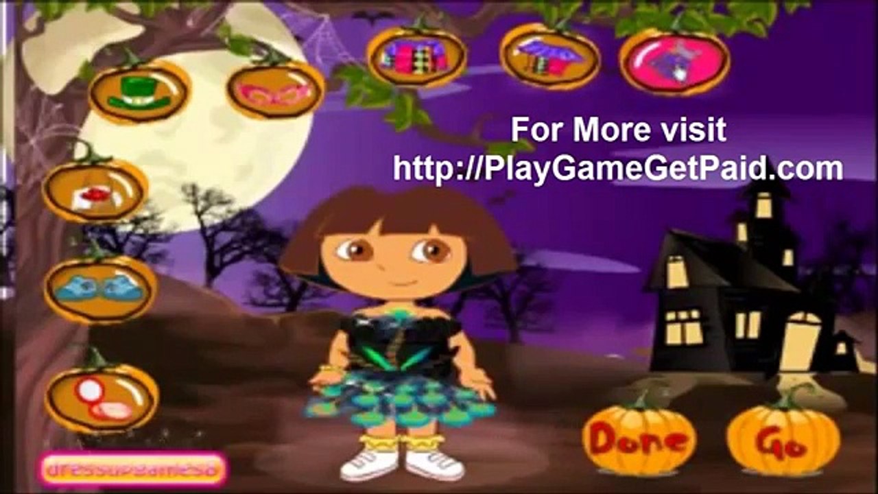 Dora The Explorer Dora Halloween Baby Games For Girls