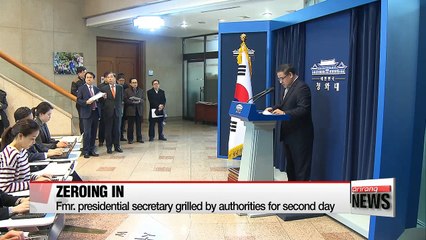 Ex-presidential secretary grilled by authorities for second day