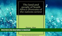 FAVORIT BOOK The land and people of South Africa (Portraits of the nations series) PREMIUM BOOK