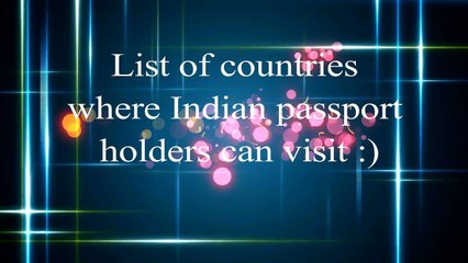 59 countries where Indians can visit without visa