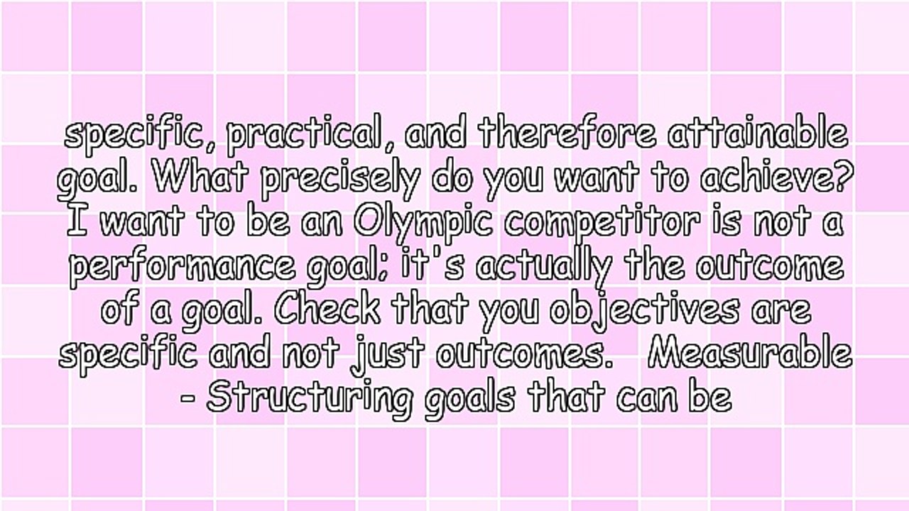 Goal Setting - Can It Increase Your Self-Esteem?
