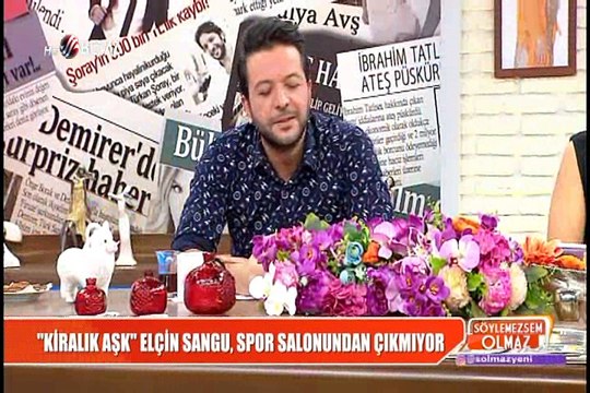 KİRALIK AŞK ELÇİN SANGU, SPOR SALONUNDAN ÇIKMIYOR