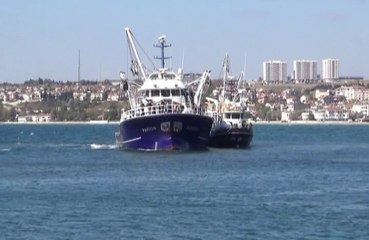 Teknede yangın paniği