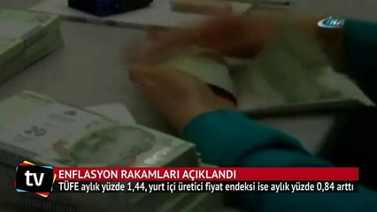 Enflasyon rakamları açıklandı