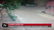 Genç kadına yıldırım çarptı