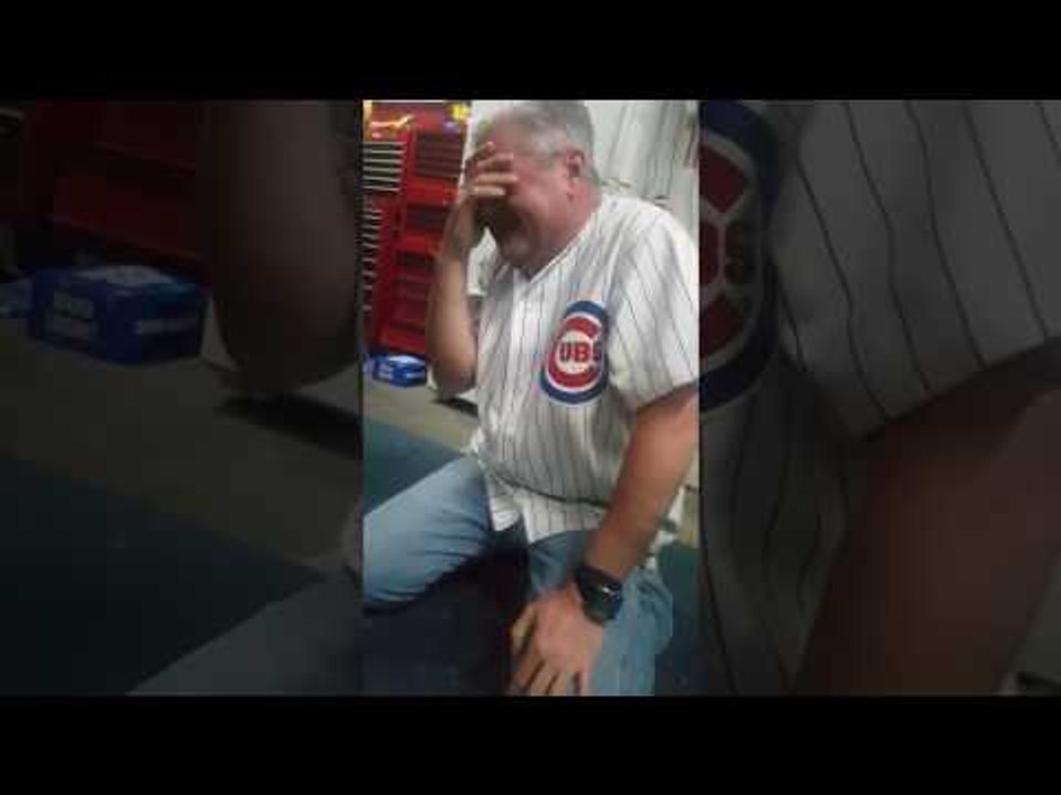 Cubs Fan Breaks Down in Tears as Team Ends 108-Year Wait for World Series