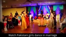 pakistani girls dance in wading