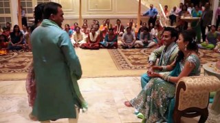 Swetal & Ronak Indian Wedding Sangeet Surprise Family Dance