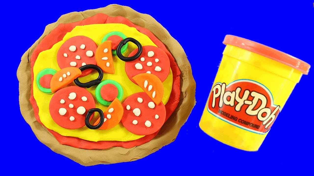 Play Doh - Make Pizza Play Dough along Peppa Pig Toys Videos