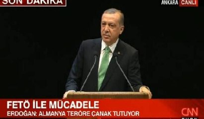 Erdoğan: : Almanya teröre çanak tutuyor
