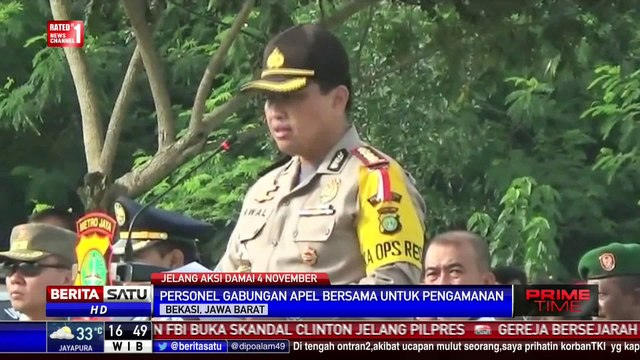 Persiapan Aksi Damai 4 November di Jakarta