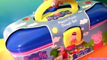 Peppa Pig Picnic Play Dough Activity Case Using PlayDoh Mummy Pig