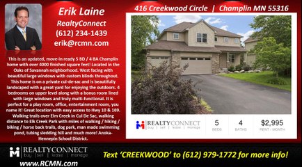 416 Creekwood Circle Champlin MN