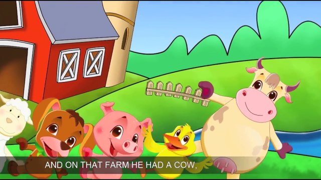 Old MacDonald Had A Farm EIEIO in HD with Lyrics by EFlashApps