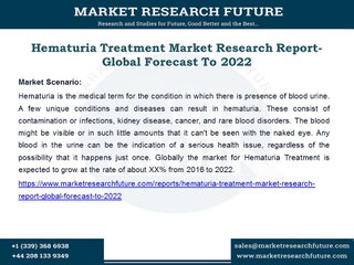 Hematuria Treatment Market Research Report- Global Forecast To 2022