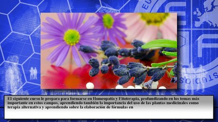 Curso Superior de Homeopatía y Fitoterapia