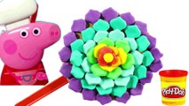 Play Doh Lollipop - Create Cake Lollipop Play Doh Fun along Peppa Pig Toys