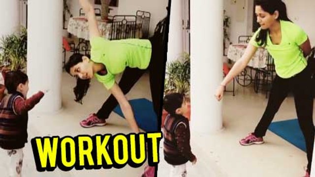 Nikita Dutta aka Suman's Cute WORKOUT Video | Ek Duje Ke Vaaste