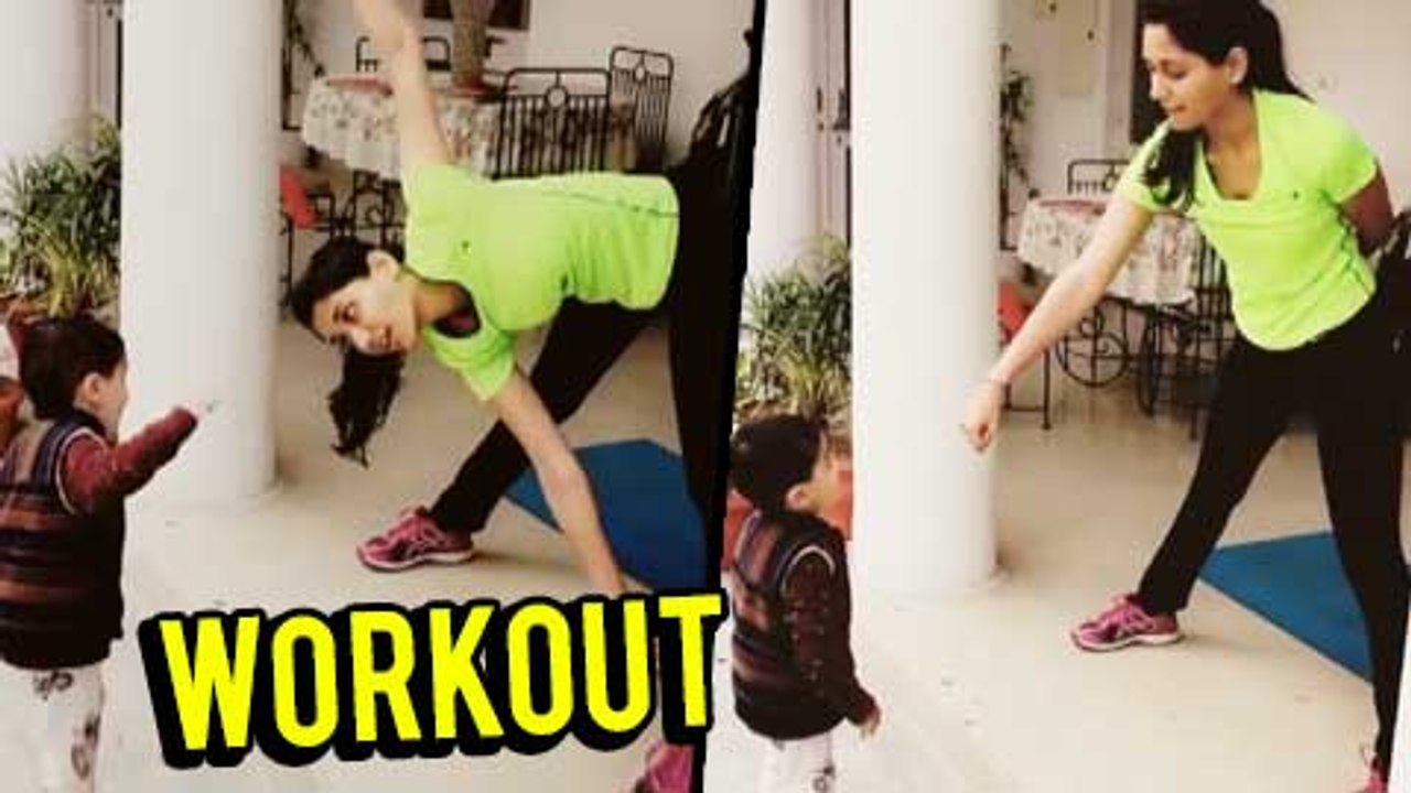 Nikita Dutta aka Suman's Cute WORKOUT Video | Ek Duje Ke Vaaste