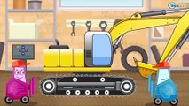 Diggers Cartoons - The Excavator - Construction Trucks Video for children - Kids Cartoons