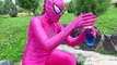  Spiderman vs Superwoman Magic Flash Potion! Superman Pink Spidergirl Batman Thor Funny Prank Comic