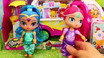 SHIMMER & SHINE Melting Ice Cream Shop   MAKEOVER Play Doh Clothes Nickelodeon Dolls DisneyCarToys