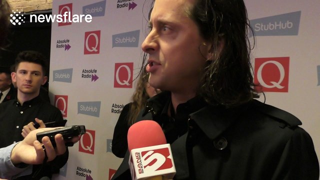 Interview with Libertine's Carl Barat at Q Awards in London