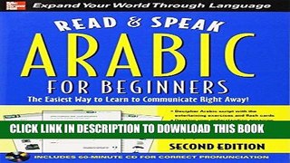 Best Seller Read and Speak Arabic for Beginners with Audio CD, Second Edition (Read and Speak