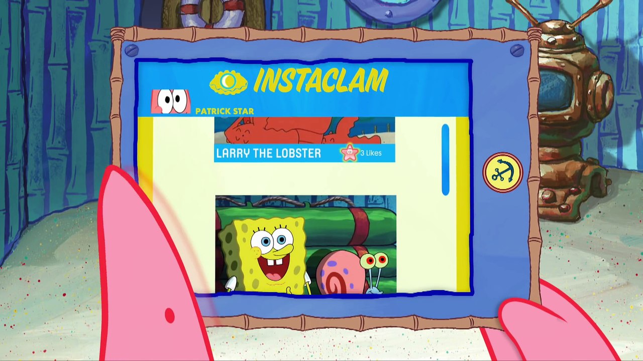 Spongebob Squarepants | Patrick Checks His Instaclam | Nick