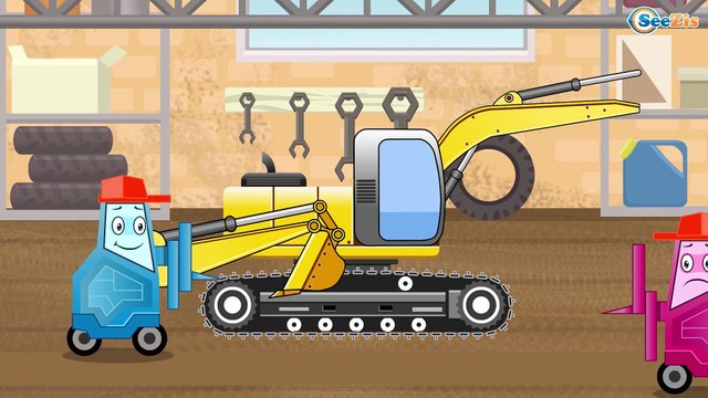 Мультики про машинки Грузовик и Экскаватор Новые мультфильмы Развивающие мультики