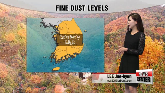 High levels of fine dust, warming trend continues