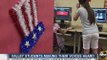 Student voters cast mock ballots ahead of election